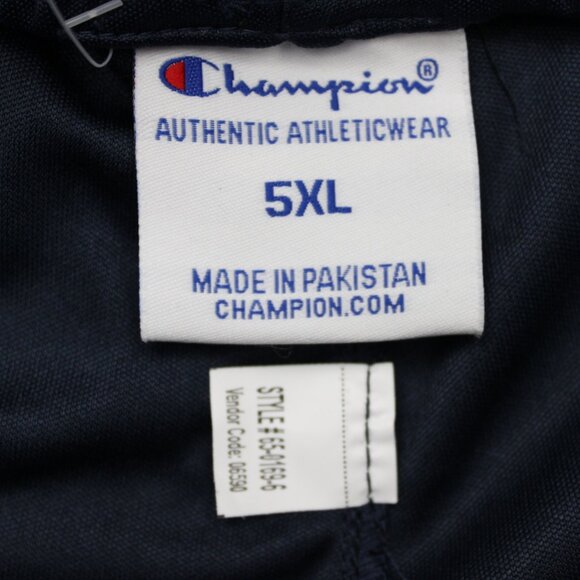 Champion Shorts NWT Mens 5XL XXXXXL Blue Double Dry Drawstring Polyester Gym - Picture 12 of 15